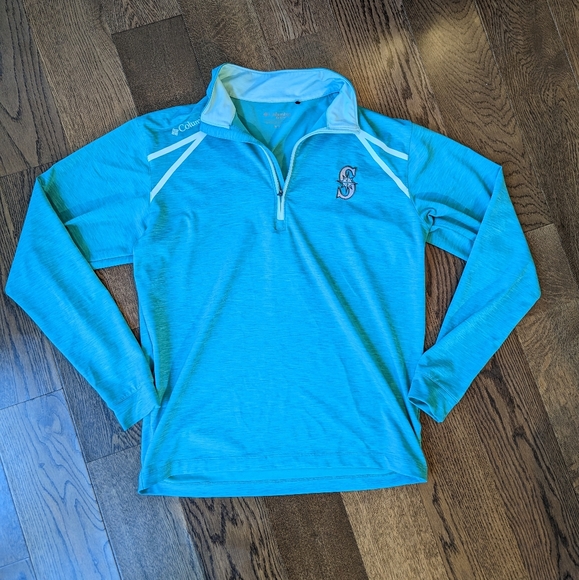Seattle Mariners MLB Quarter Zip Mens Size Medium - Picture 1 of 4